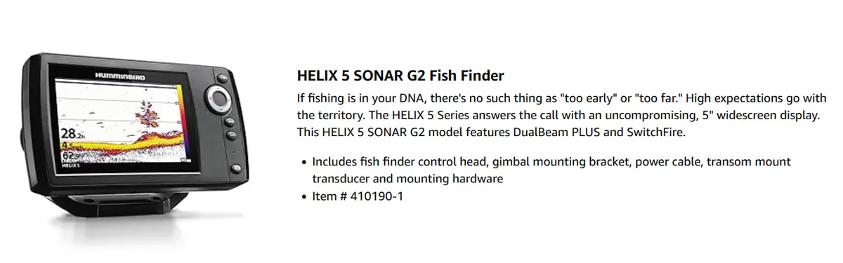 Real-World User Experiences Humminbird HELIX 5 Fish Finder